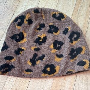 Madewell Kids Brown and Black Patterned Beanie